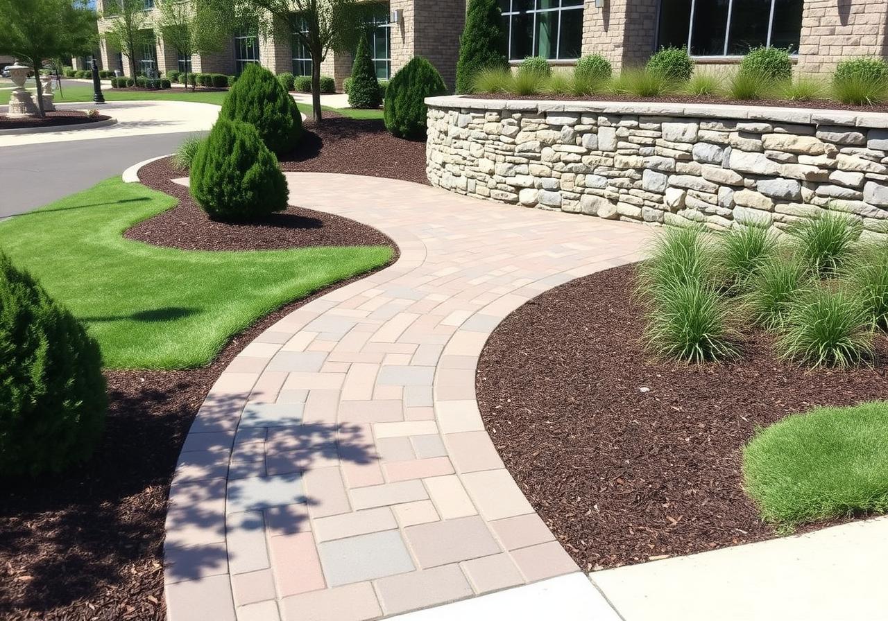 Tech campus front entry rebuild